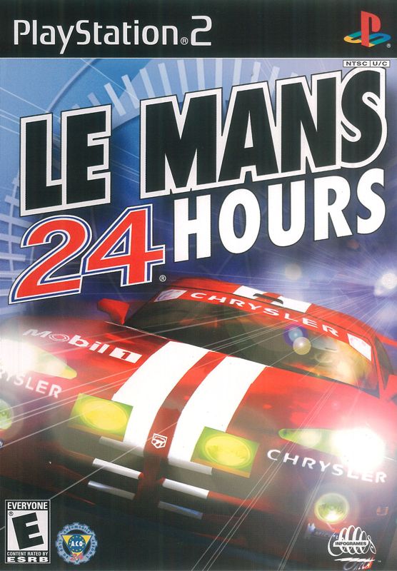 Le Mans 24 Hours box art for Playstation 2